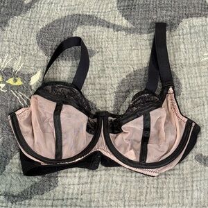 Comexim beige and Black Lace Bra 65hh